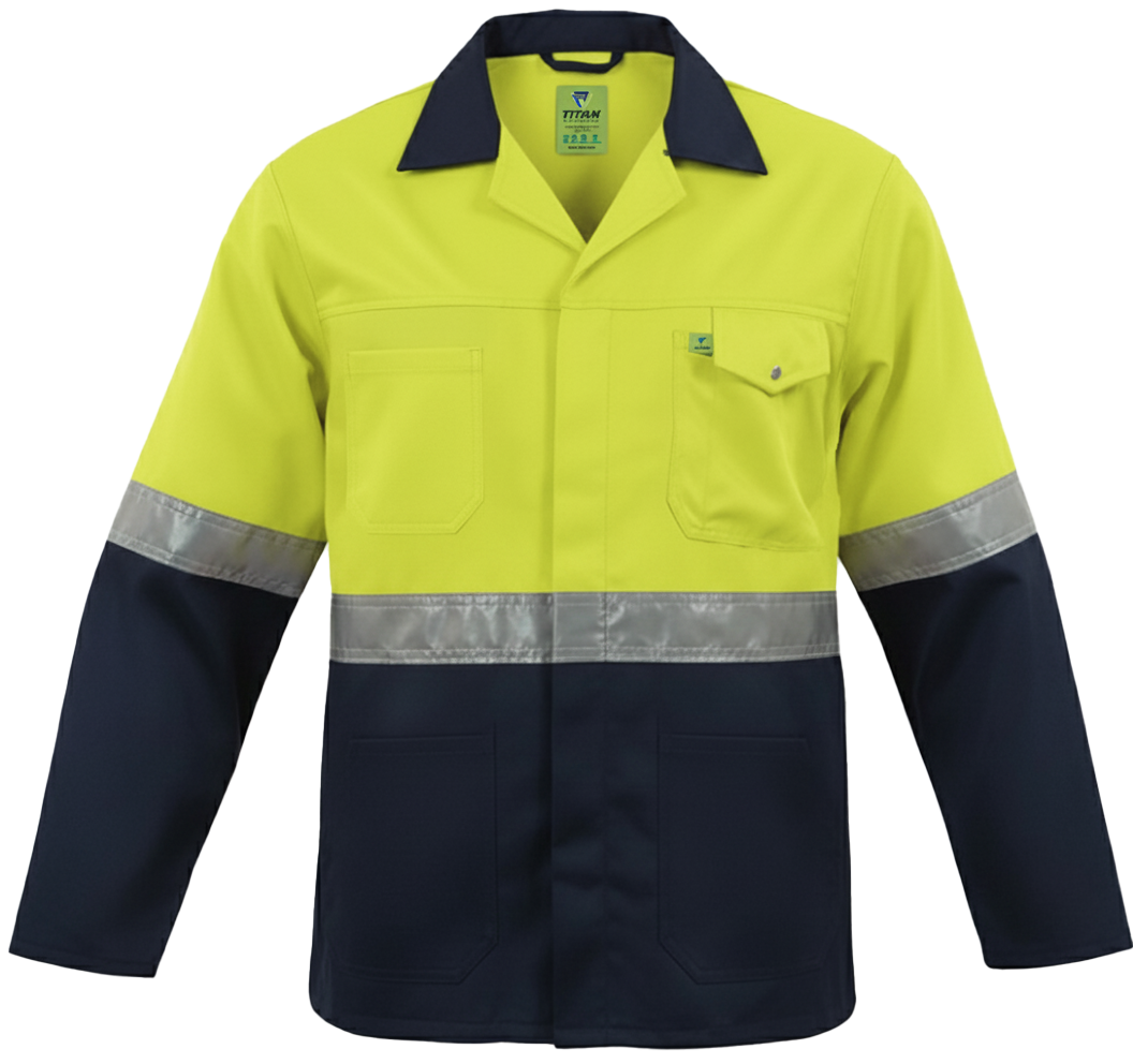 Titan Dura-Tex™240 65/35 Polycotton 2-Tone Reflective Jackets - Image 6