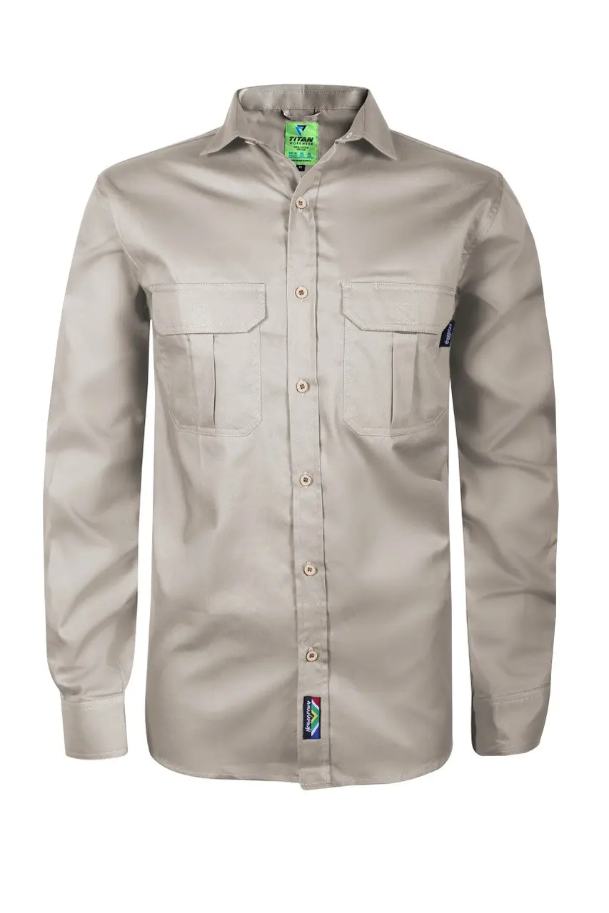Titan Homegrown Men's Long Sleeve Work/Bush Shirts - Titan Workwear